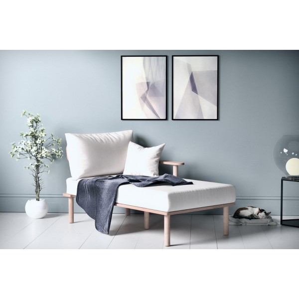 Olympos Beyaz Uzanma Koltuğu (Sağ) Olympos Beyaz Uzanma Koltuğu (Sağ)