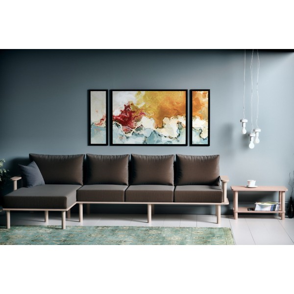 Olympos Kahverengi 3'lü Sol Köşe Koltuk Olympos Kahverengi 3'lü Sol Köşe Koltuk