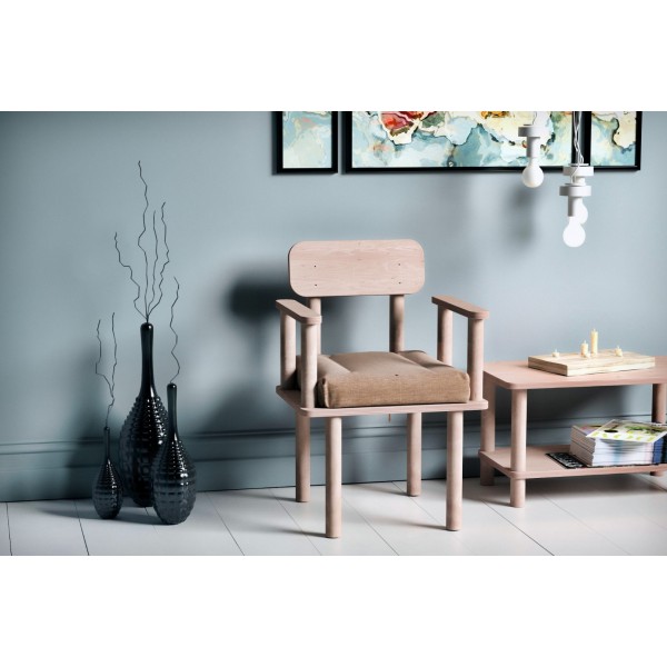 Magnesia Kolçaklı Sandalye Vizon