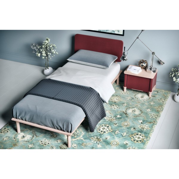 Pergamon Tek Kişilik Karyola Bordo Pergamon Tek Kişilik Karyola Bordo