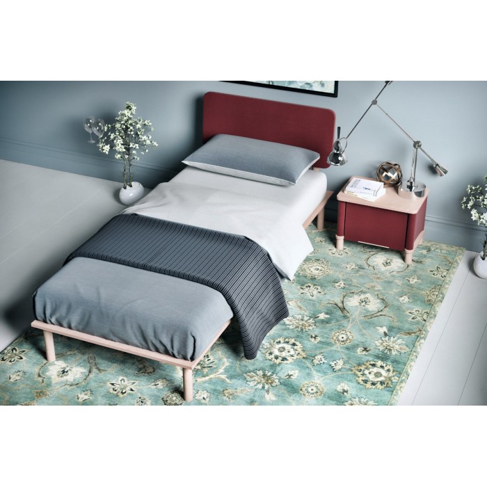 Pergamon Tek Kişilik Karyola Bordo Pergamon Tek Kişilik Karyola Bordo