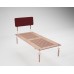 Pergamon Tek Kişilik Karyola Bordo Pergamon Tek Kişilik Karyola Bordo